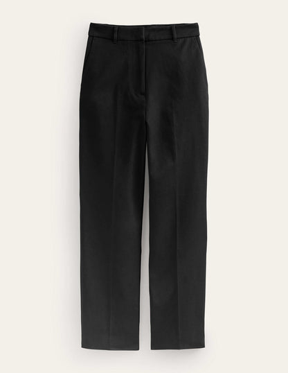 Kew Bi-Stretch Trousers-Black