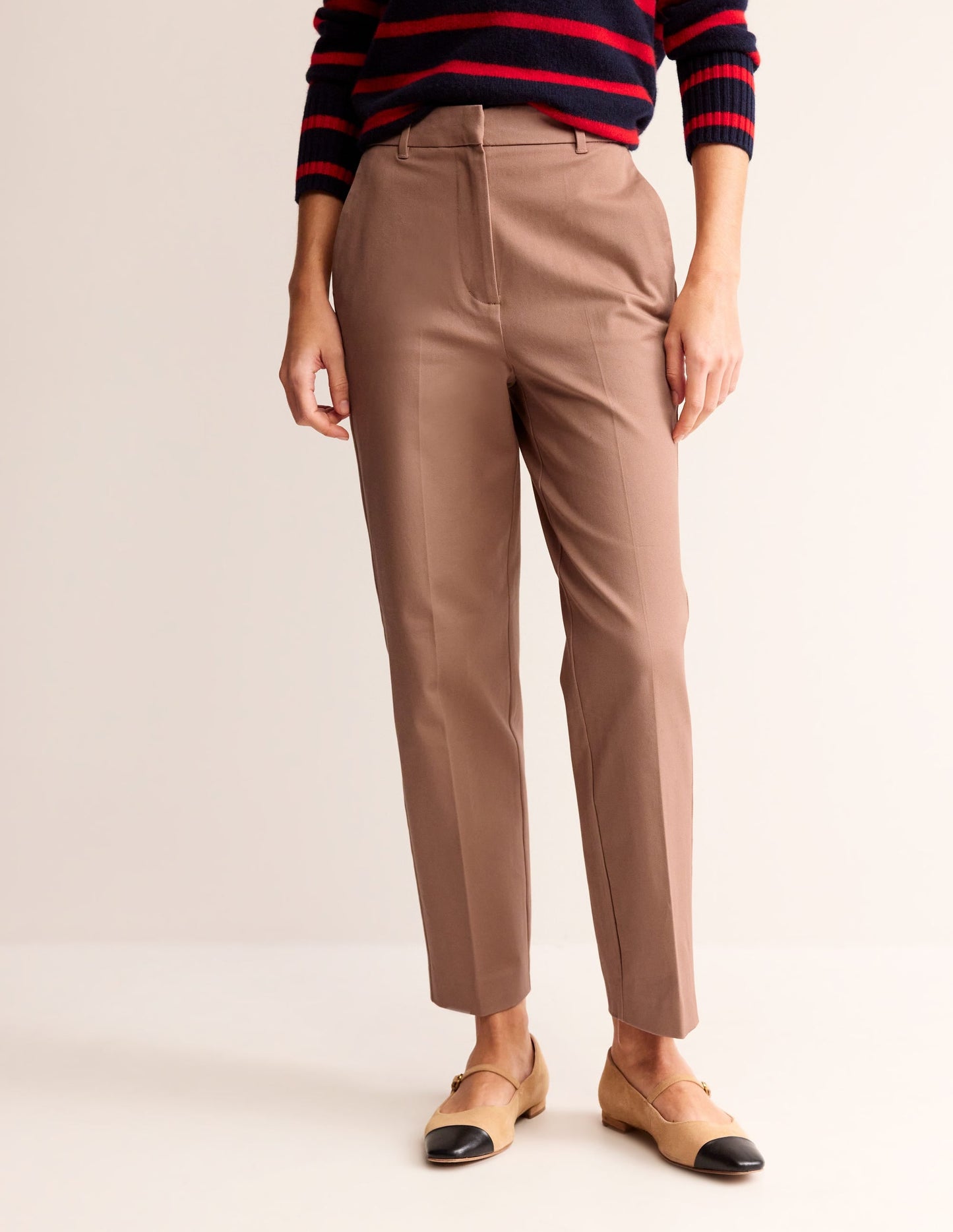 Kew Bi-Stretch Trousers-Light Caramel