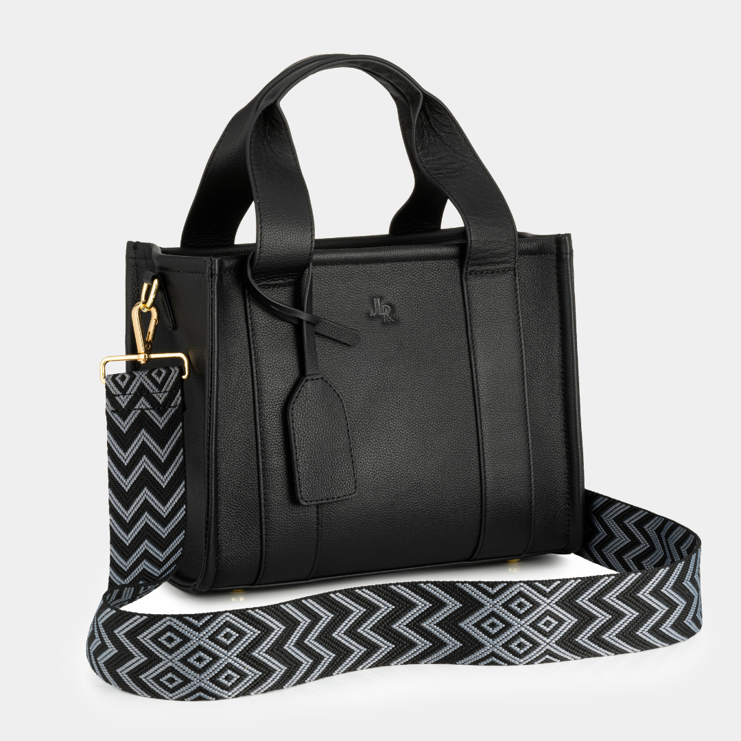 Mini Taylor luxe leather Tote bag Black