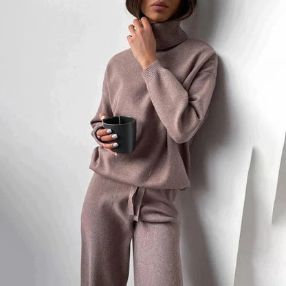 Comfortable Women's Cashmere Set