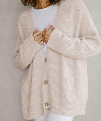 Emelina - Cocoon Cardigan in Cashmere