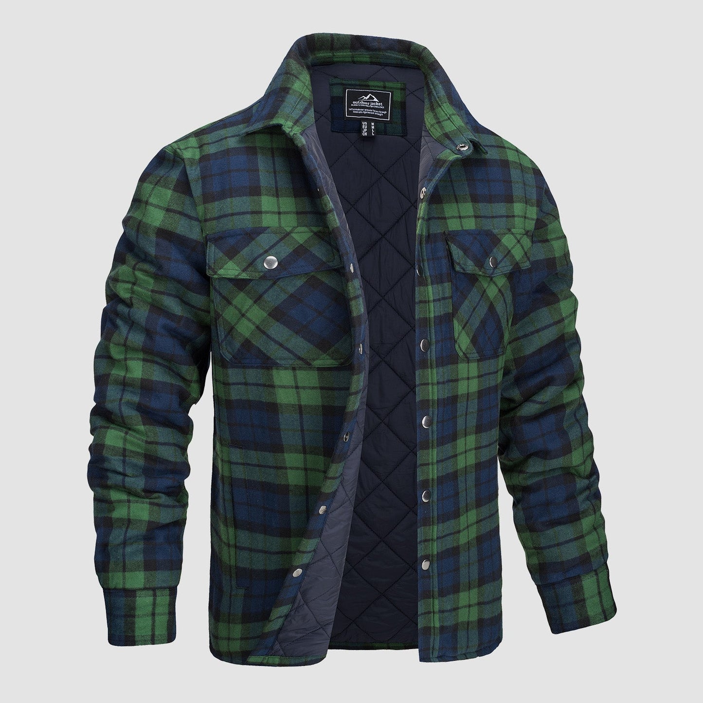 Kelvin - Thick Flannel Shirt - Autumn & Spring