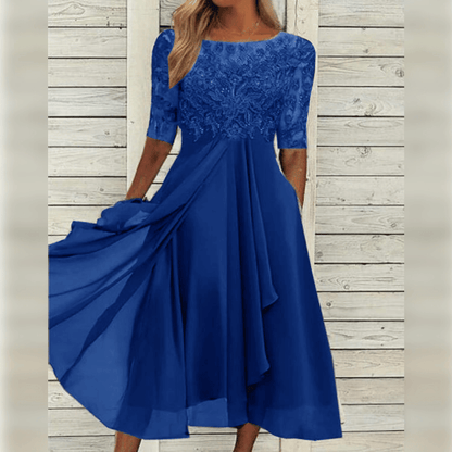 DEBORAH - Elegant chiffon dress for women