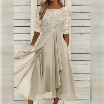 DEBORAH - Elegant chiffon dress for women