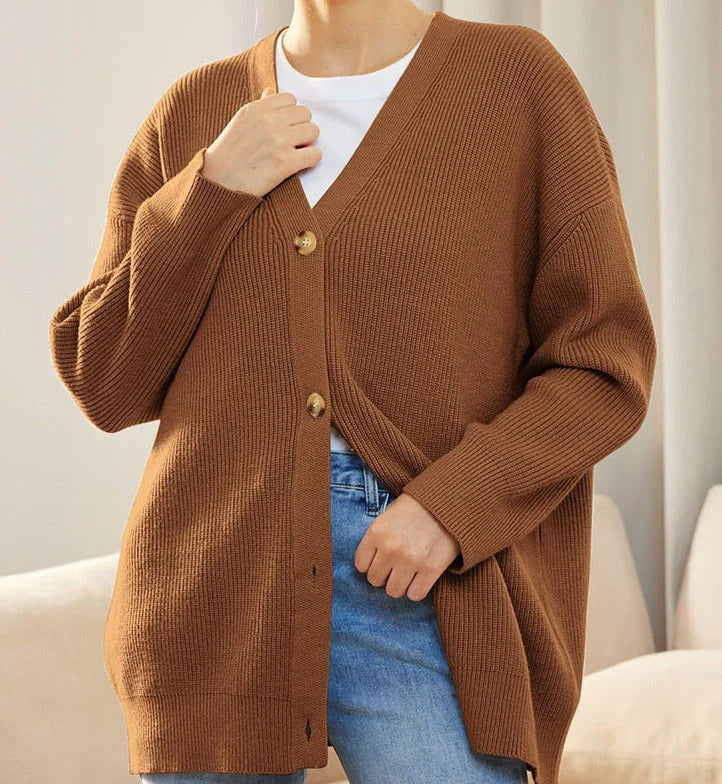 Emelina - Cocoon Cardigan in Cashmere