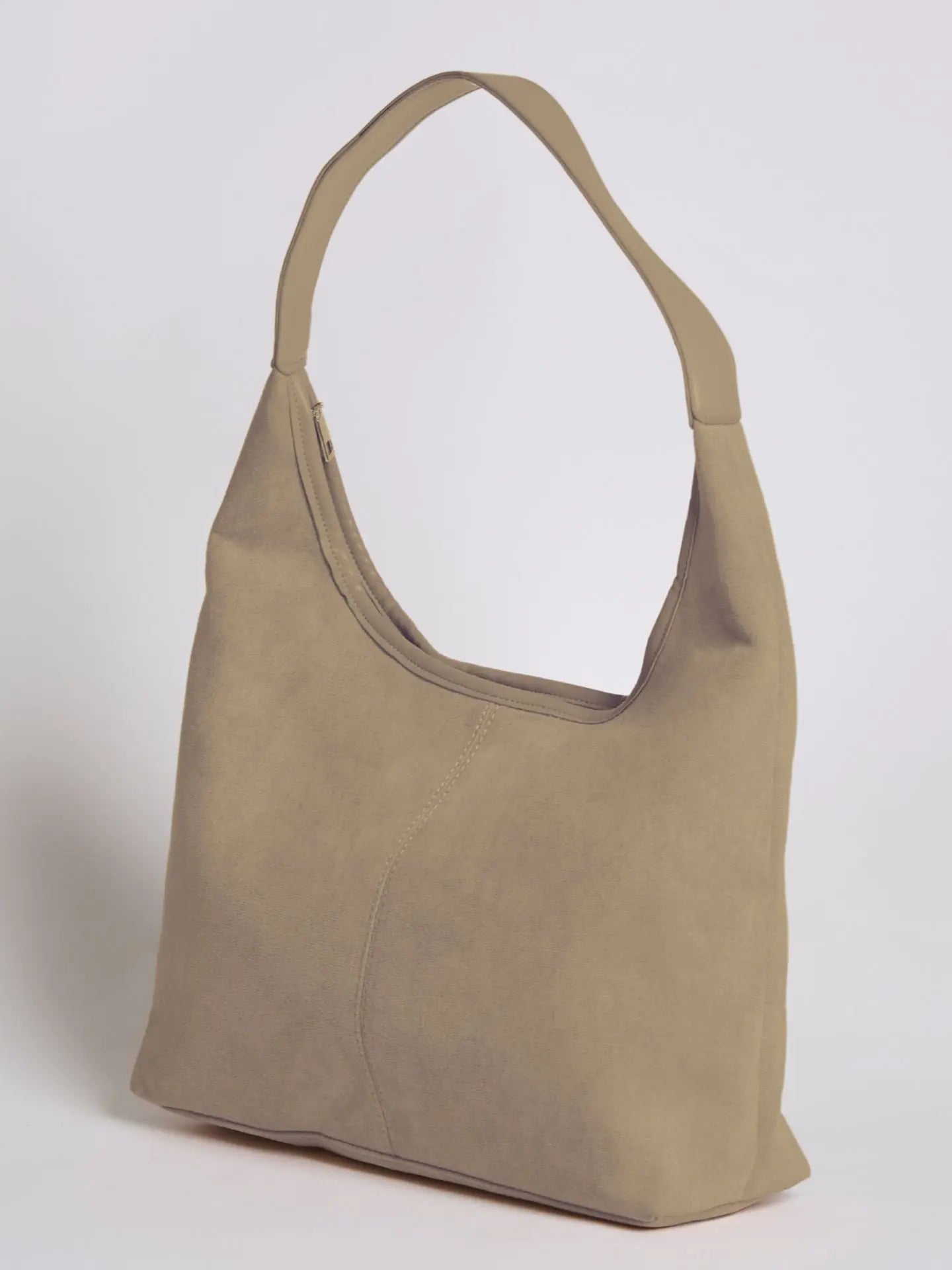 Evie | Minimal Suede Hobo Bag