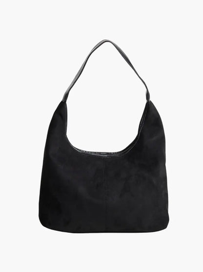 Evie | Minimal Suede Hobo Bag