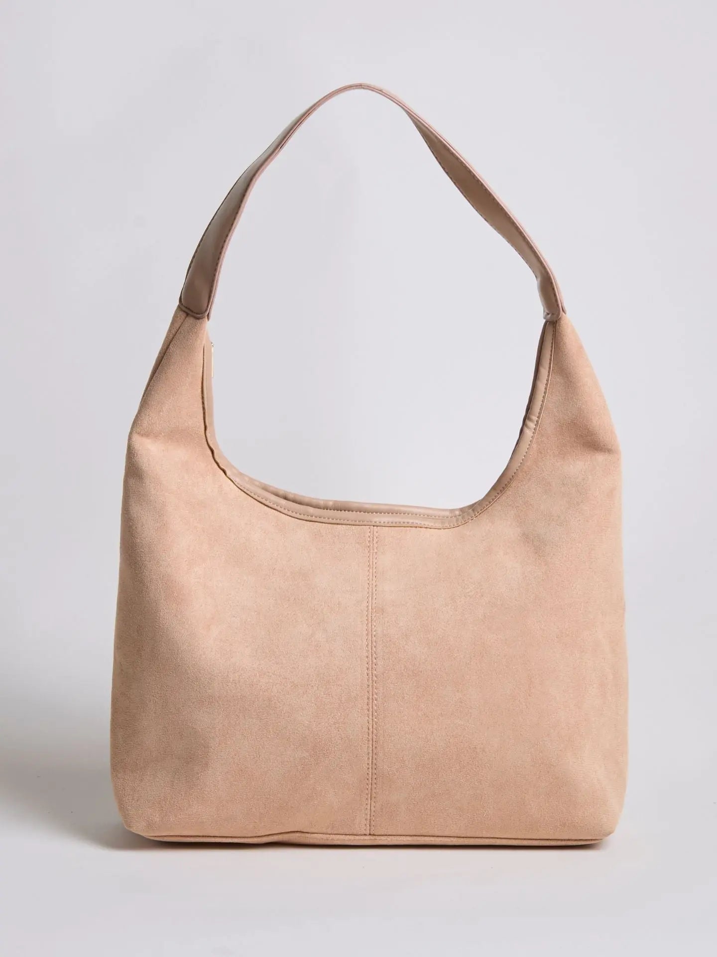 Evie | Minimal Suede Hobo Bag