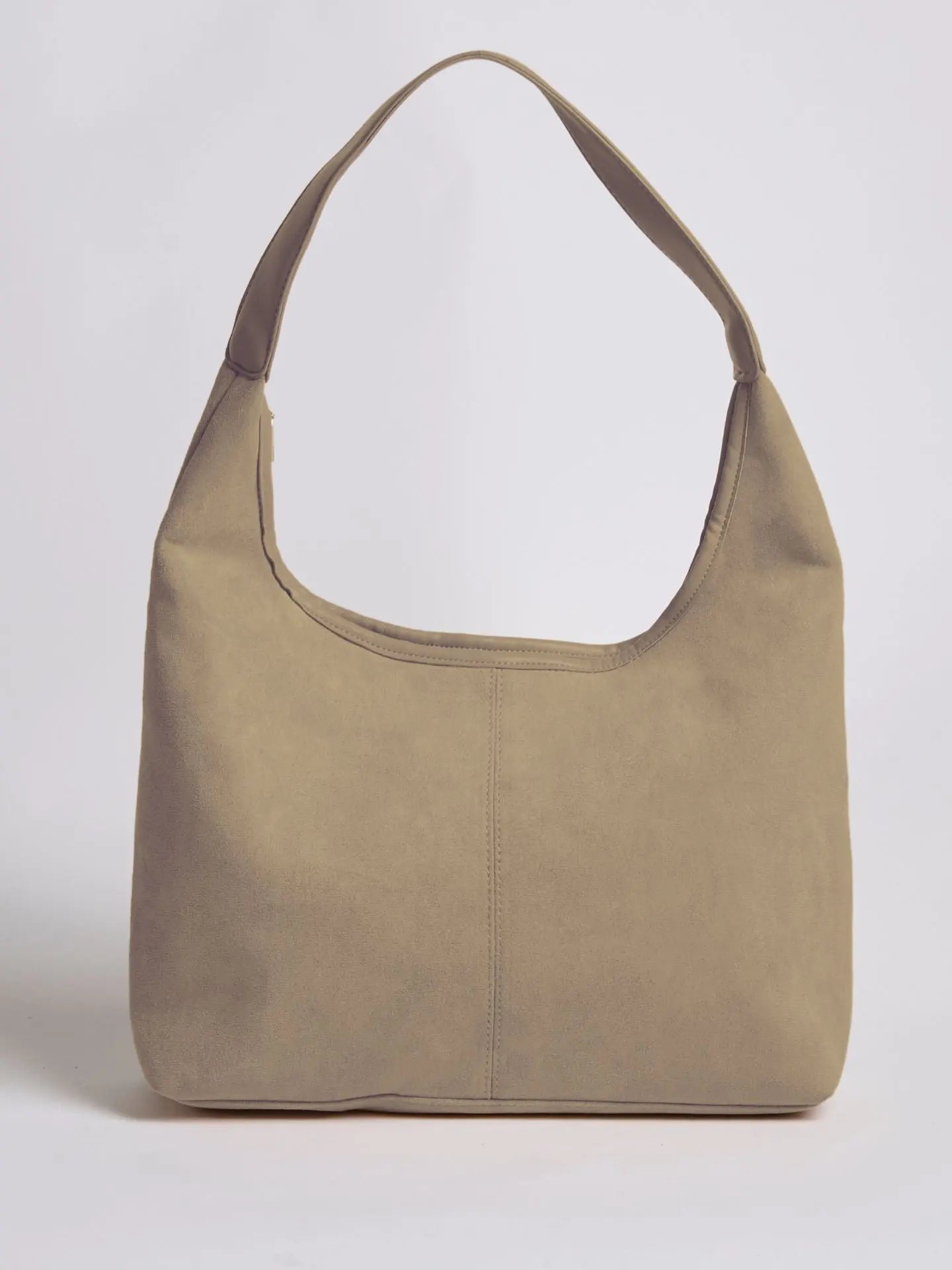 Evie | Minimal Suede Hobo Bag