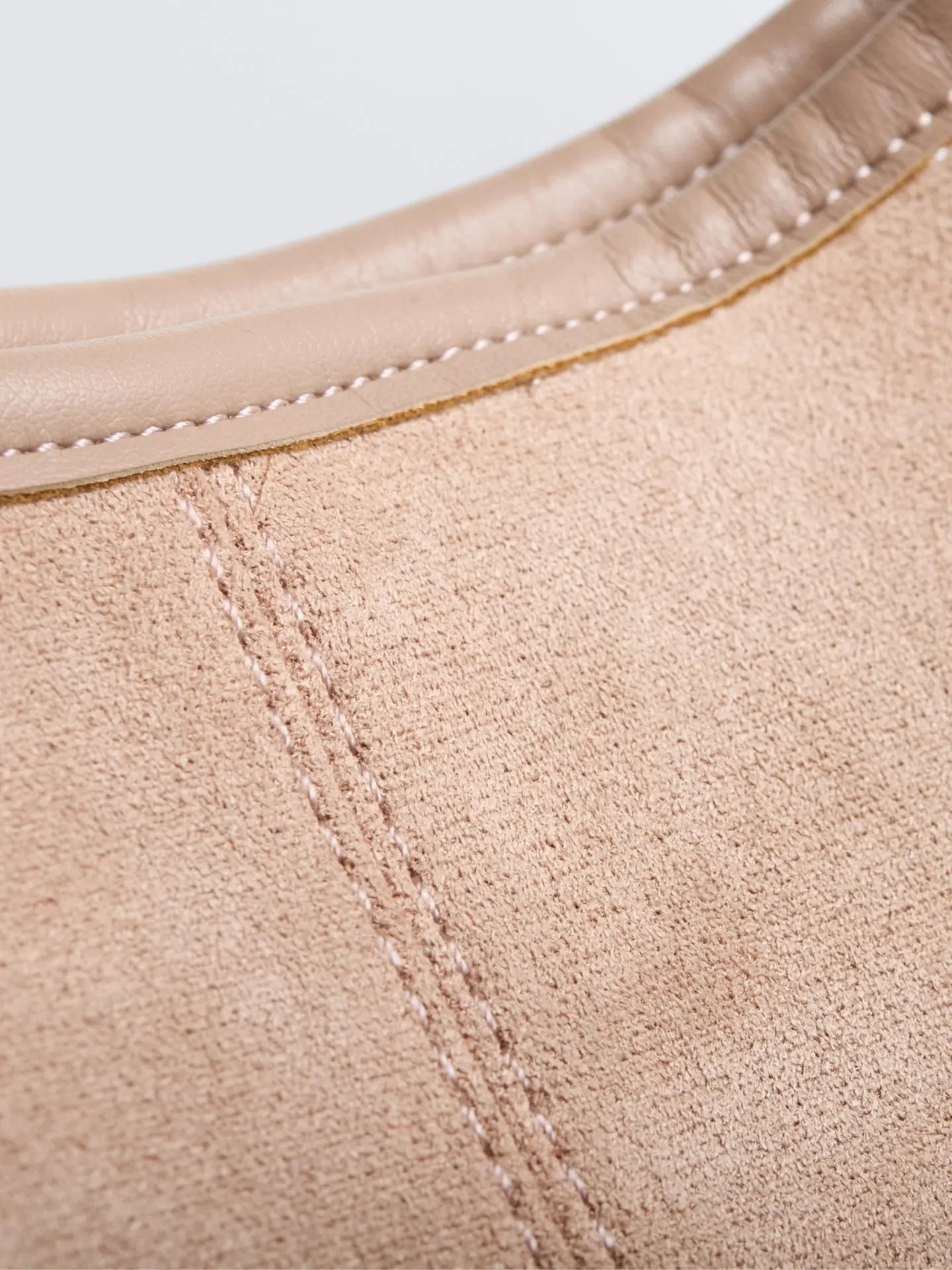 Evie | Minimal Suede Hobo Bag