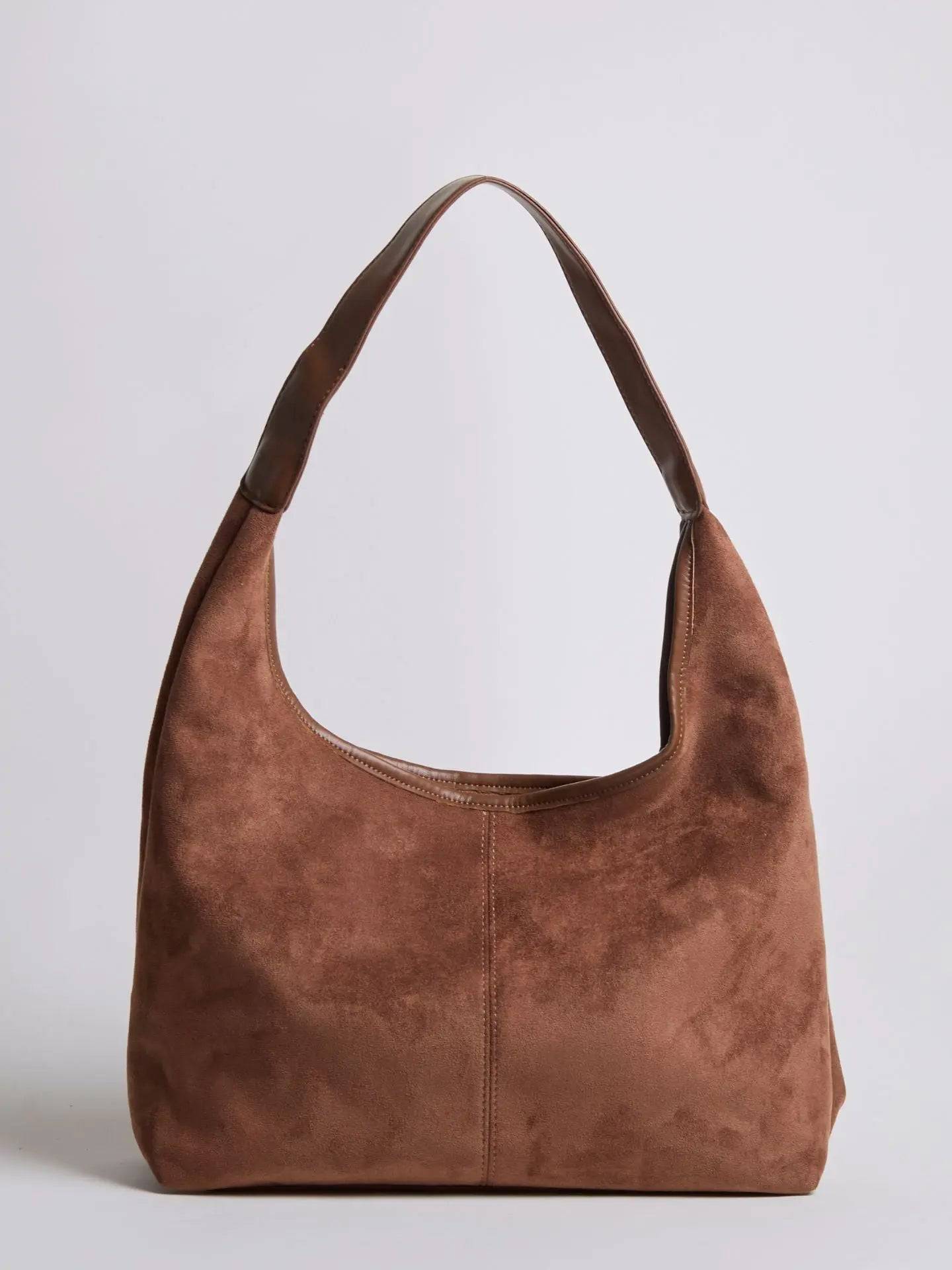 Evie | Minimal Suede Hobo Bag