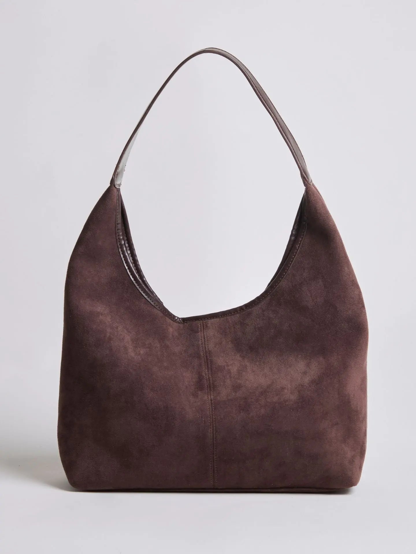 Evie | Minimal Suede Hobo Bag