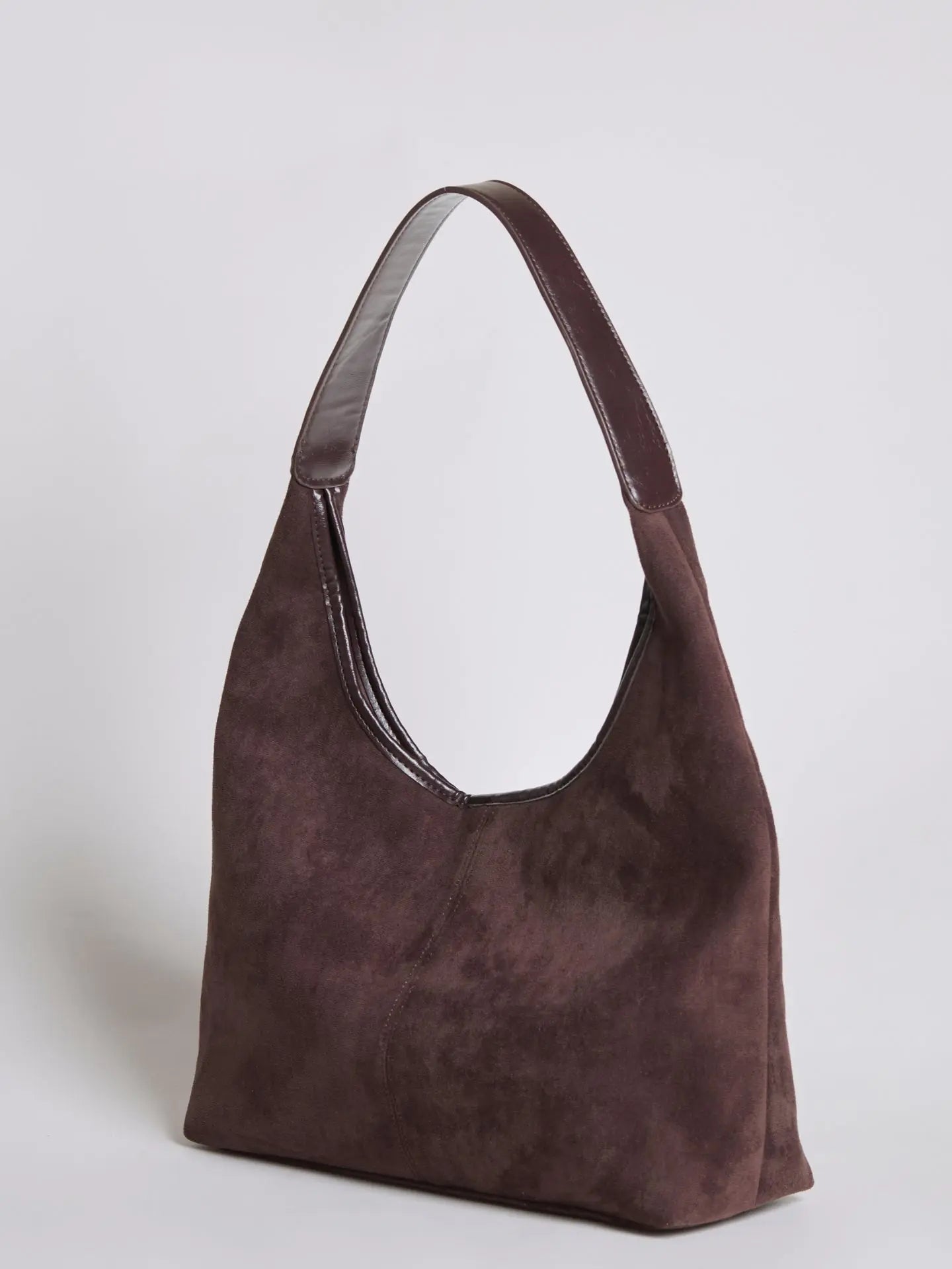 Evie | Minimal Suede Hobo Bag