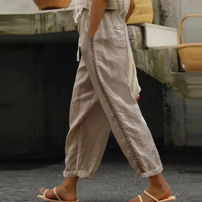 Linen Summer Trousers for Women